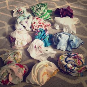 Assorted vintage handkerchiefs